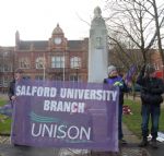 Salford University One Day Strike